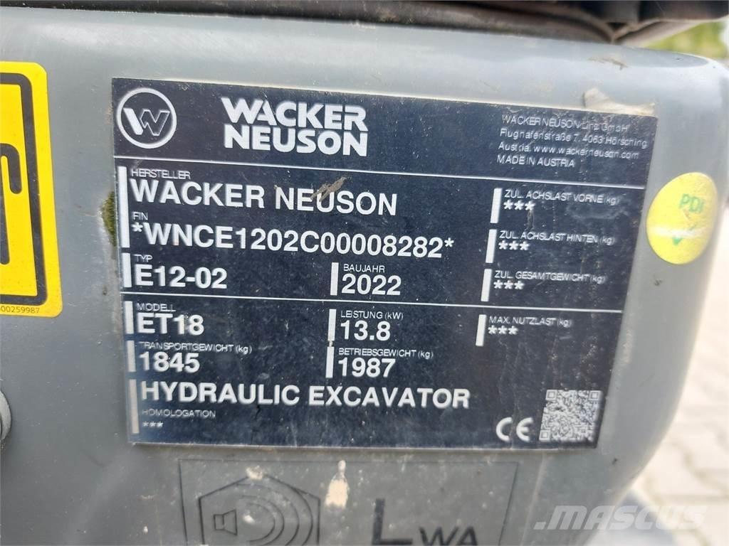Wacker Neuson ET18 Excavadoras de cadenas