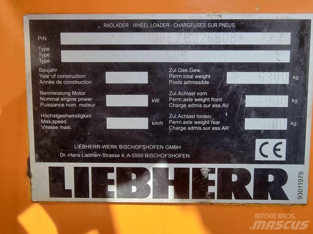 Liebherr L 506 Cargadoras sobre ruedas
