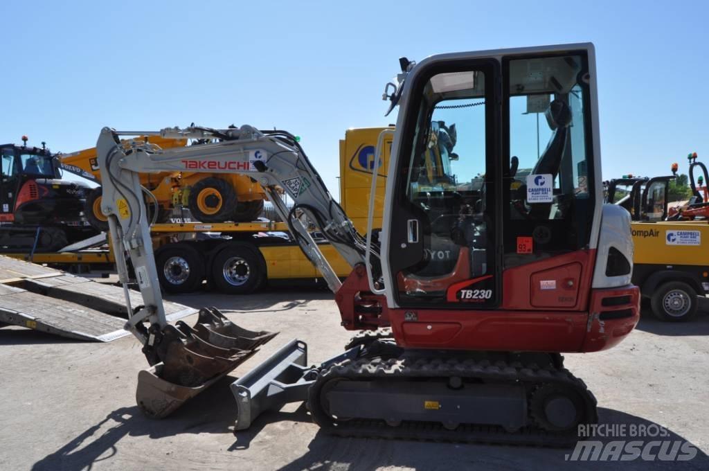 Takeuchi TB 230 Mini excavadoras < 7t