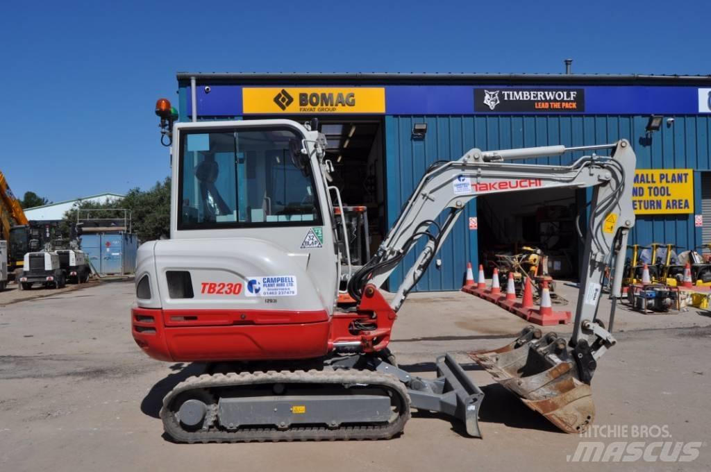Takeuchi TB 230 Mini excavadoras < 7t