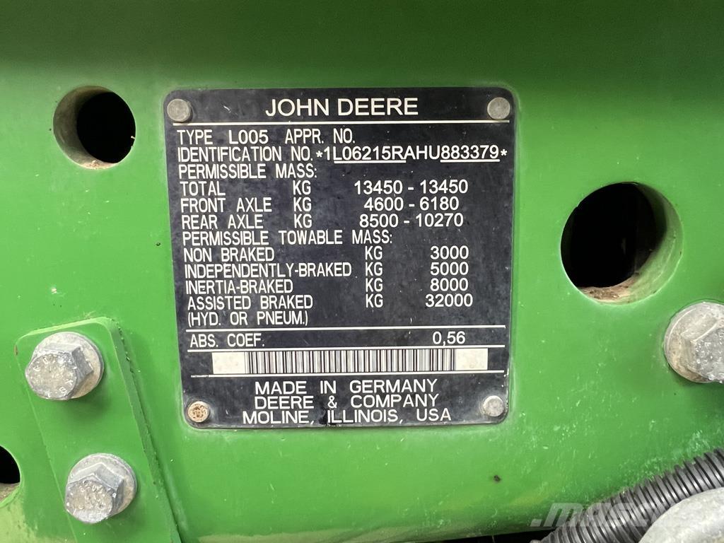 John Deere 6215R Tractores