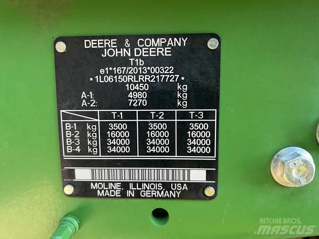 John Deere 6R150 Tractores
