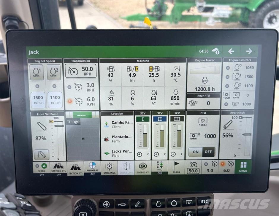 John Deere 6R185 Tractores