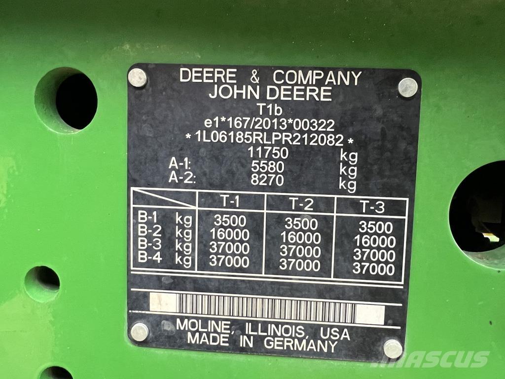 John Deere 6R185 Tractores
