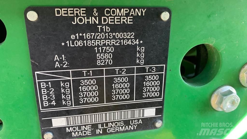 John Deere 6R185 Tractores
