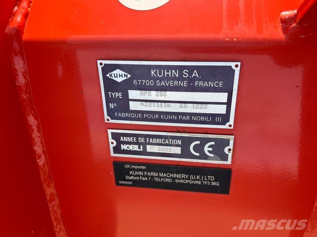 Kuhn BPR280 RH Segadoras y cortadoras de hojas para pastos
