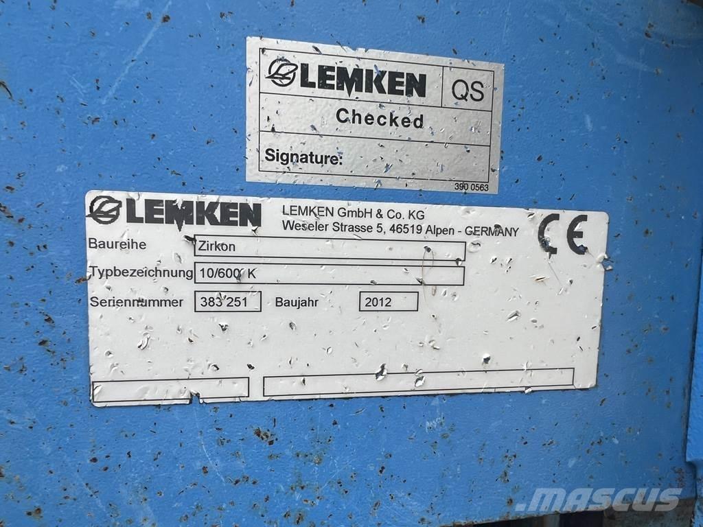 Lemken ZIRKON 10 Gradas rotativas / rotocultivadores