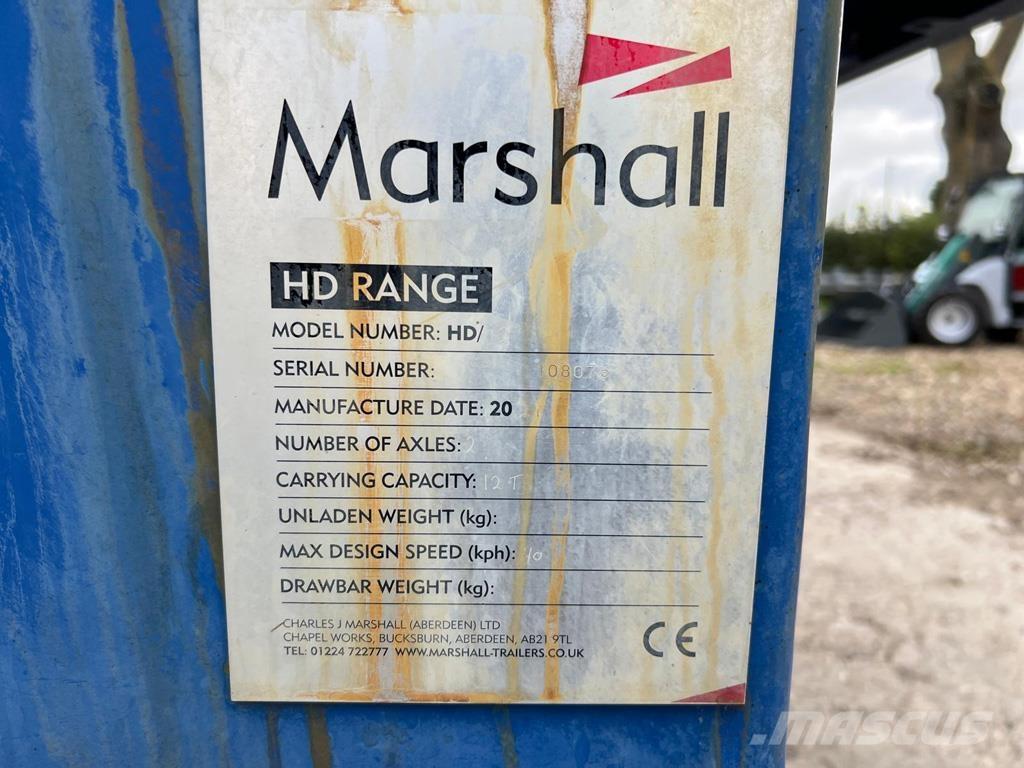 Marshall HD12 Remolques esparcidores de estiércol