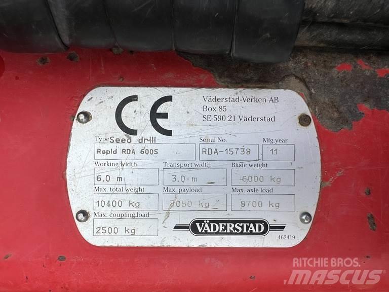 Väderstad RDA600S Sembradoras