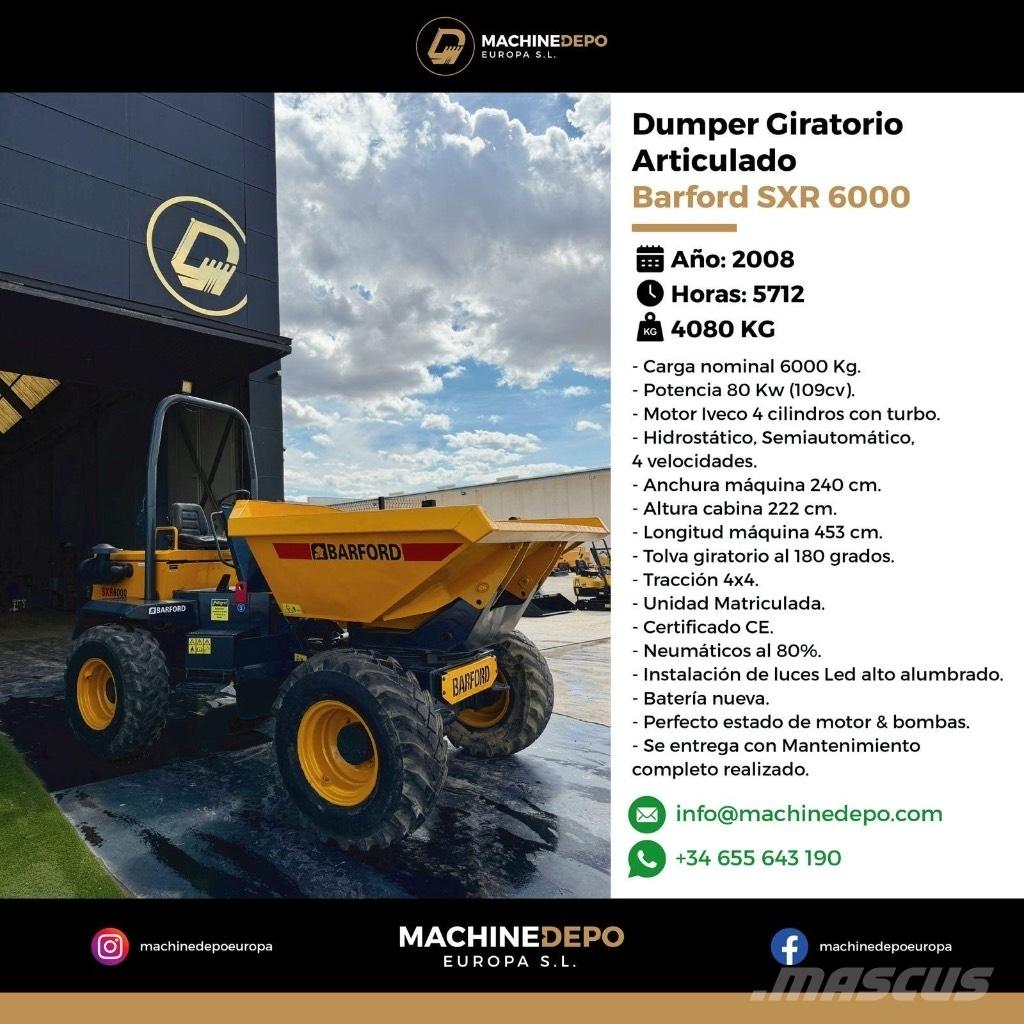 Barford SX R 6000 Dúmpers de obra