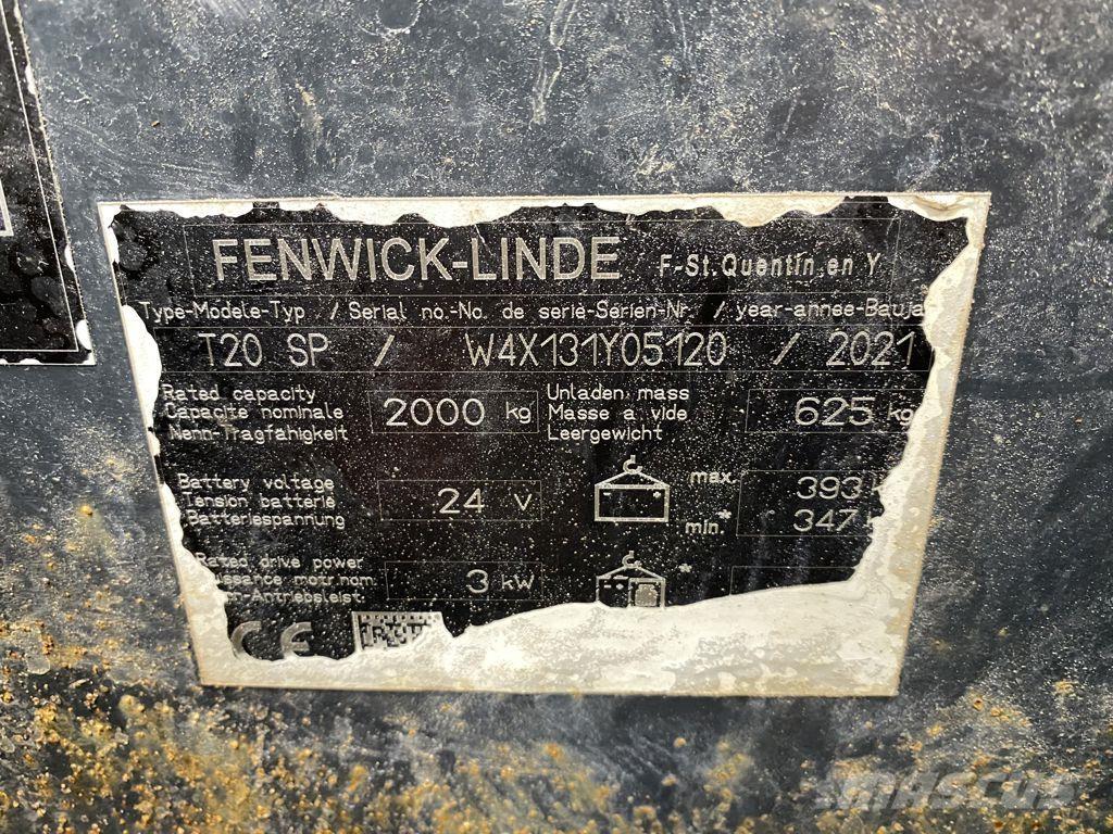 Linde T20SP Transpaletas Eléctricas con plataforma