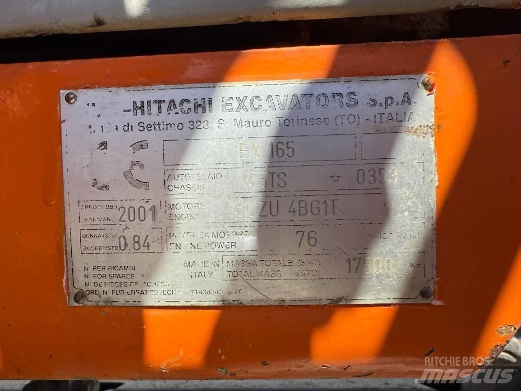 Fiat Hitachi EX 165 Excavadoras de cadenas