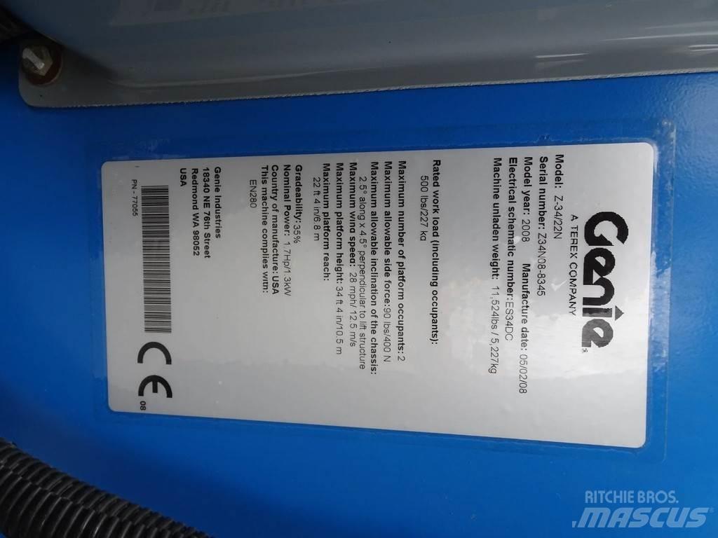 Genie Z34/22N Plataforma de trabajo articulada