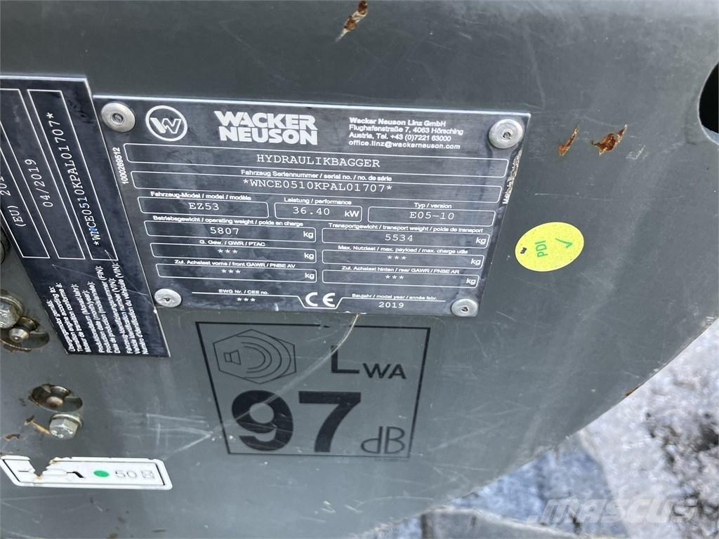 Wacker Neuson EZ 53 Mini excavadoras < 7t