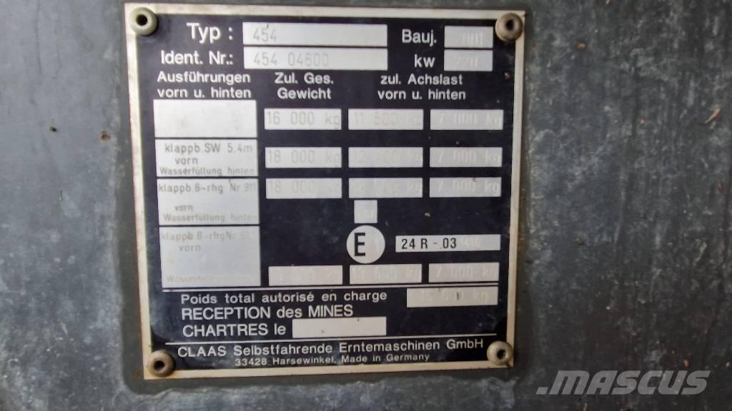 CLAAS lexion 460 Cosechadoras combinadas