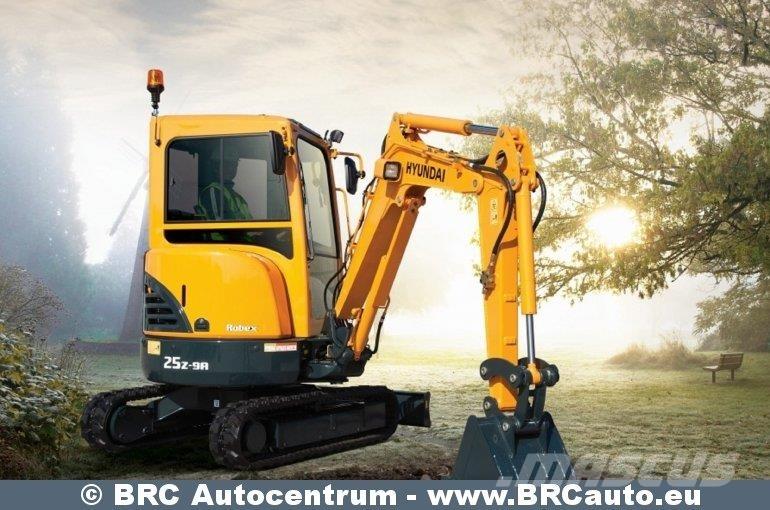 Hyundai R25Z-9AK Mini excavadoras < 7t