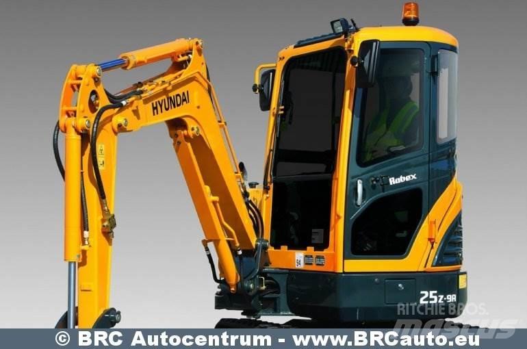 Hyundai R25Z-9AK Mini excavadoras < 7t