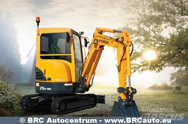 Hyundai R25Z-9AK Mini excavadoras < 7t
