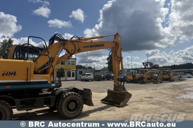 Hyundai Robex Excavadoras de ruedas