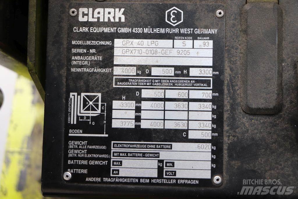 Clark GPX 40 Carretillas LPG