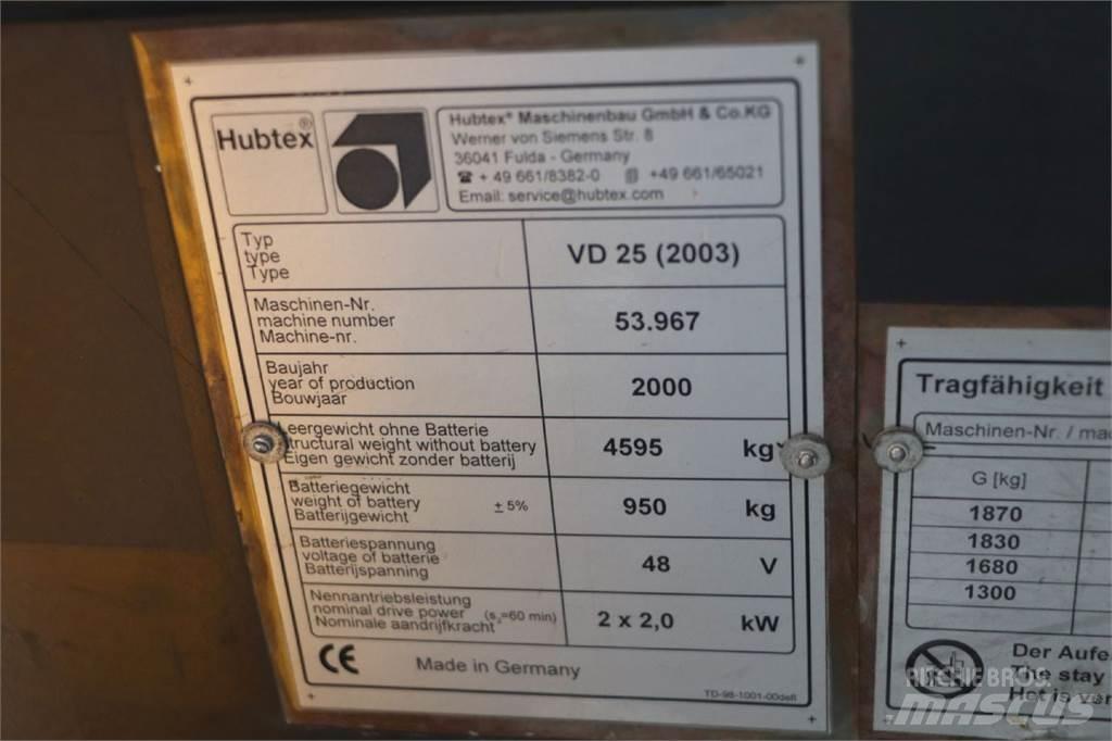 Hubtex VD 25 Carretillas de carga lateral