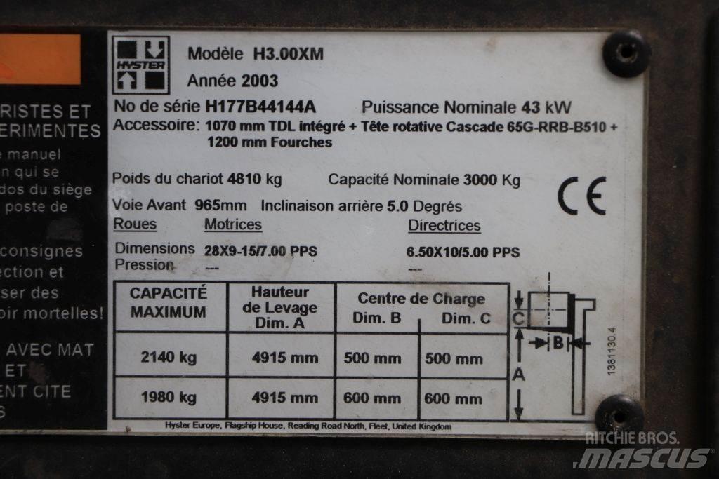 Hyster H3.00XM Carretillas LPG
