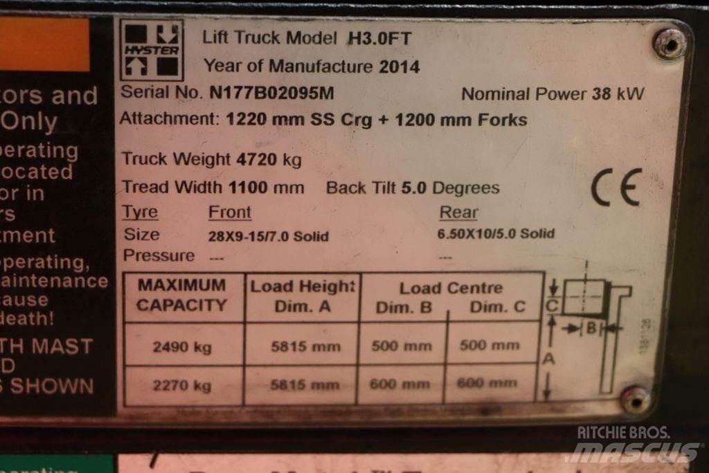 Hyster H3.0FT Carretillas LPG