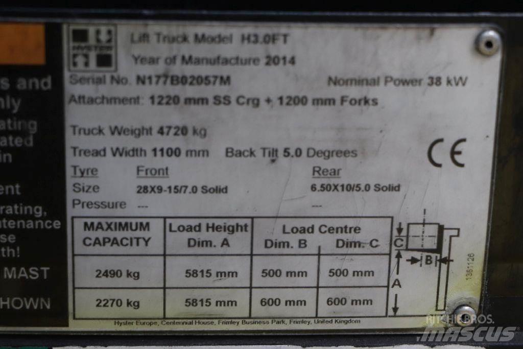 Hyster H3.0FT Carretillas LPG