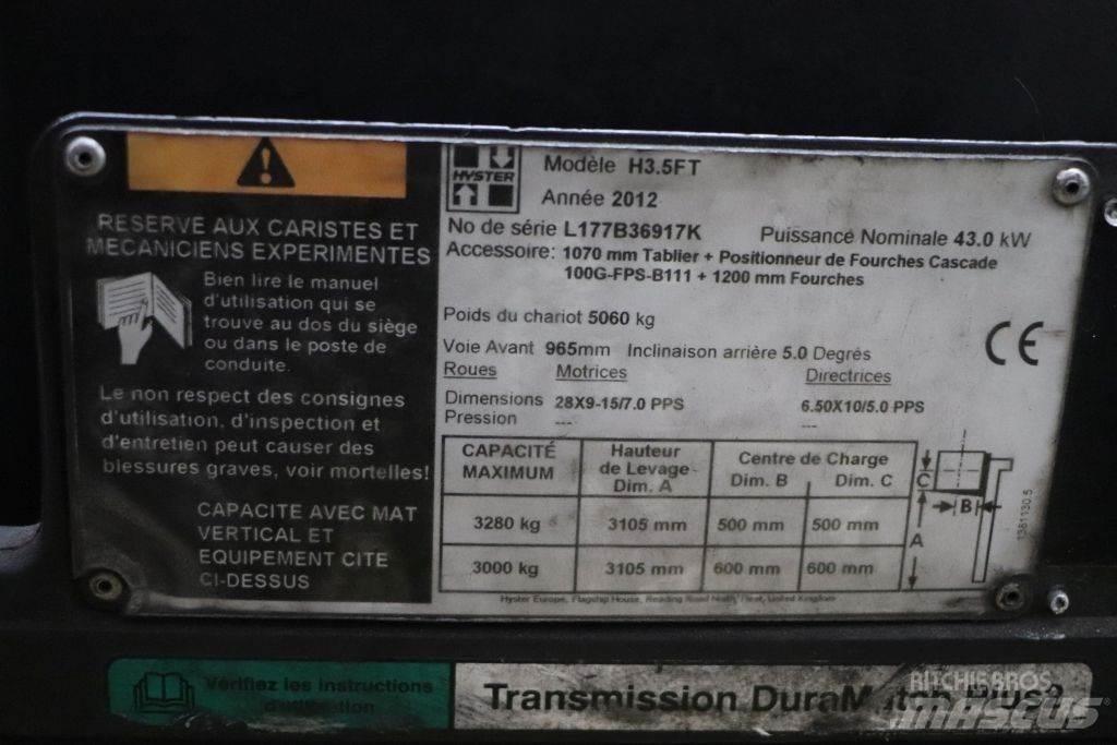 Hyster H3.5FT Carretillas diesel