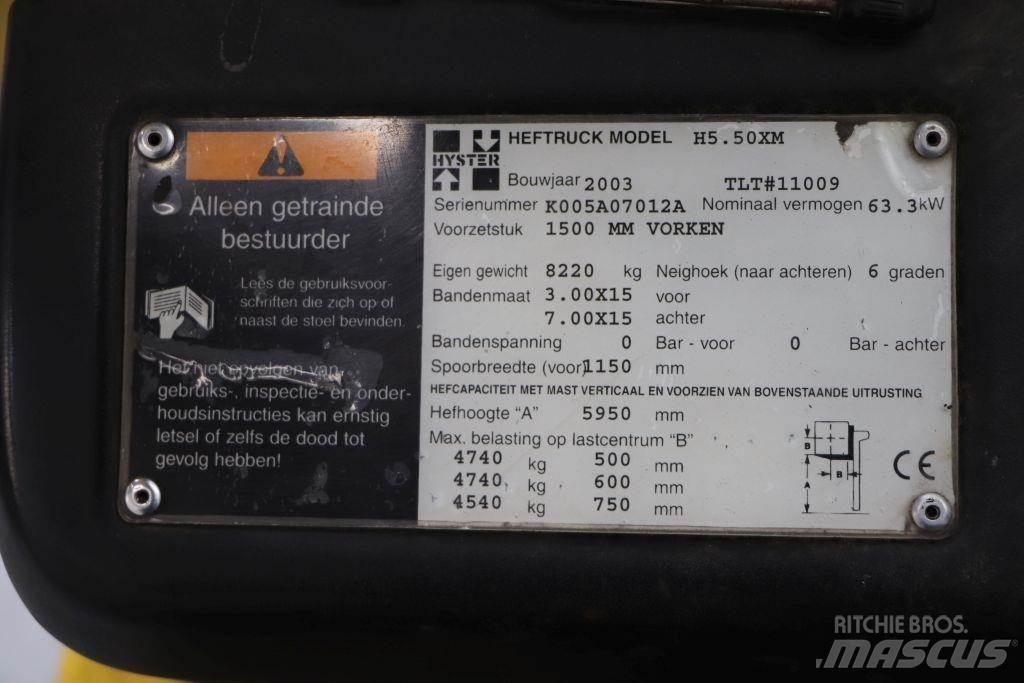 Hyster H5.50XM Carretillas LPG