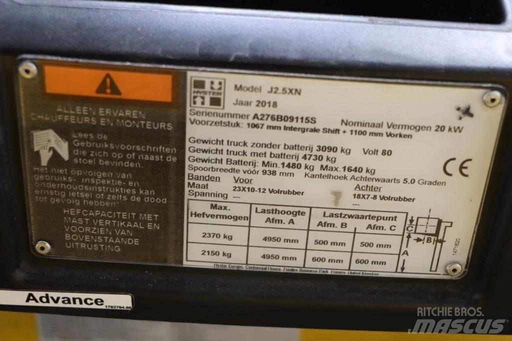 Hyster J2.5XN Carretillas de horquilla eléctrica
