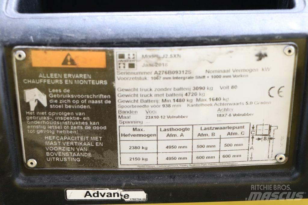 Hyster J2.5XN Carretillas de horquilla eléctrica