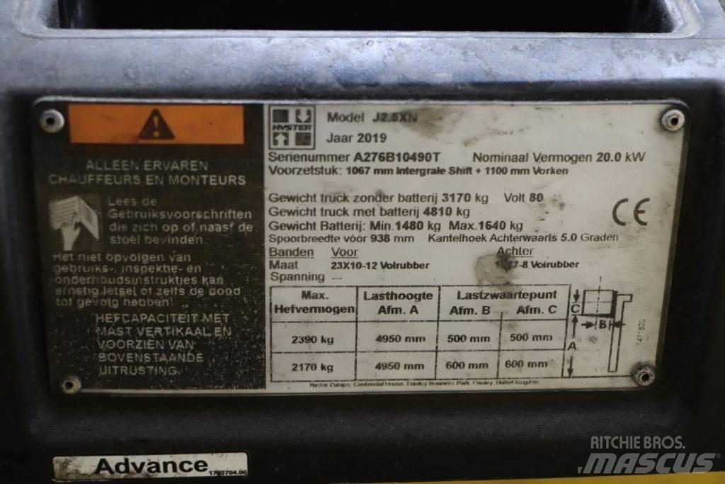 Hyster J2.5XN Carretillas de horquilla eléctrica