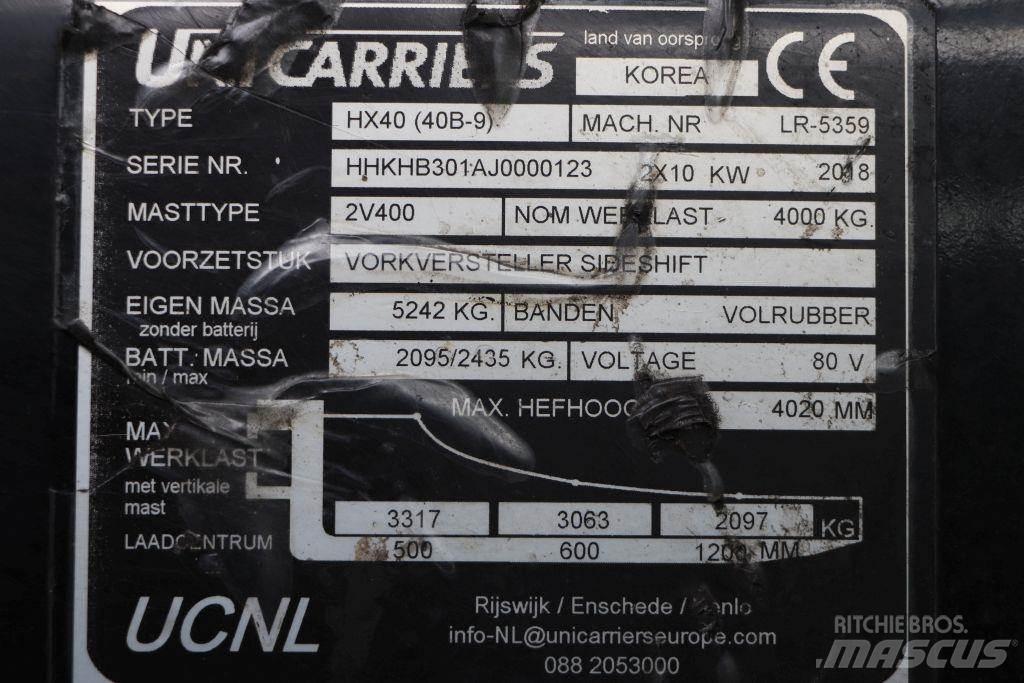Hyundai 40B-9 Carretillas de horquilla eléctrica