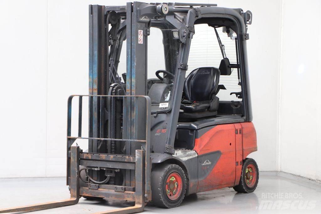 Linde E16P-02 Carretillas de horquilla eléctrica