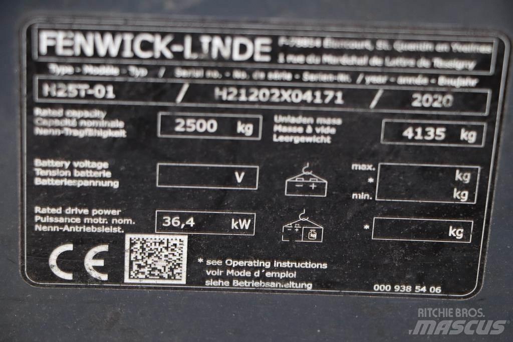 Linde H25T-01 Carretillas LPG