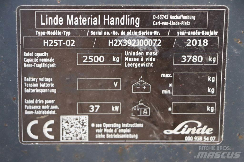 Linde H25T-02 Carretillas LPG