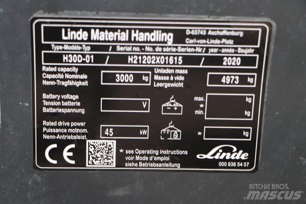 Linde H30D-01 Carretillas diesel