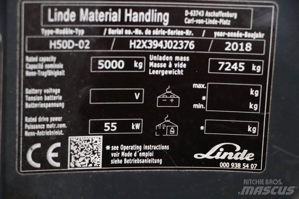 Linde H50D-02 Carretillas diesel