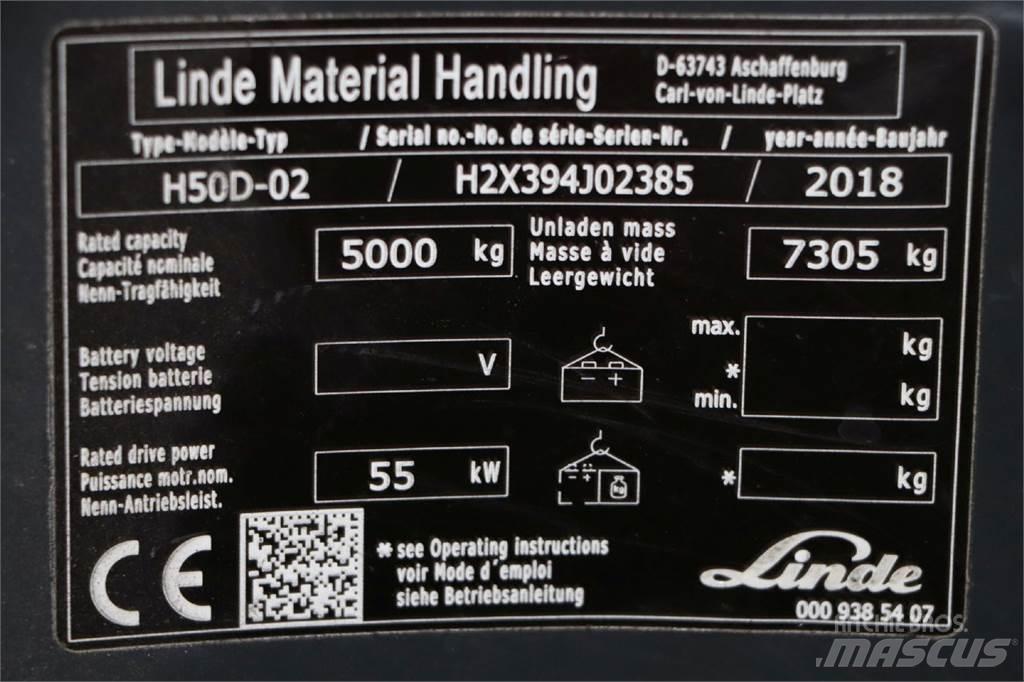 Linde H50D-02 Carretillas diesel