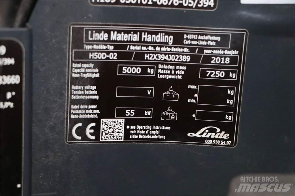 Linde H50D-02 Carretillas diesel
