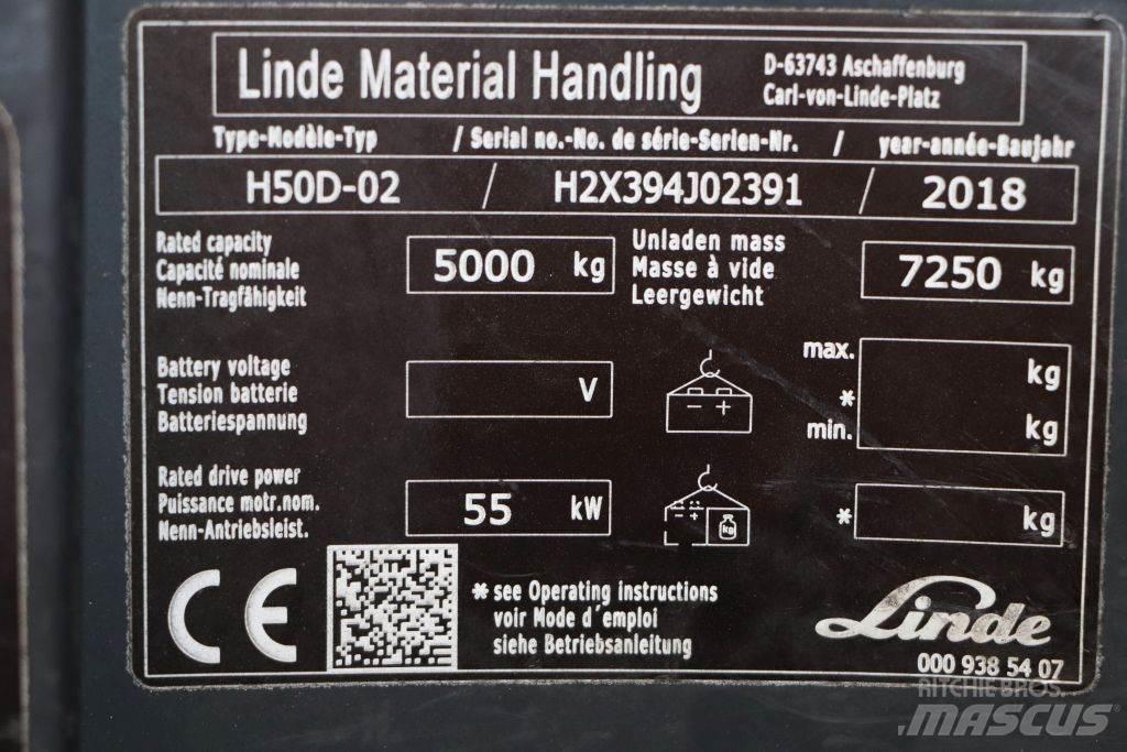 Linde H50D-02 Carretillas diesel