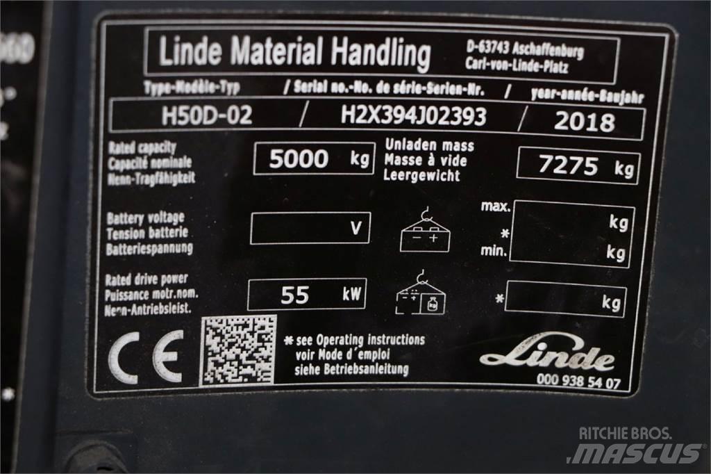 Linde H50D-02 Carretillas diesel
