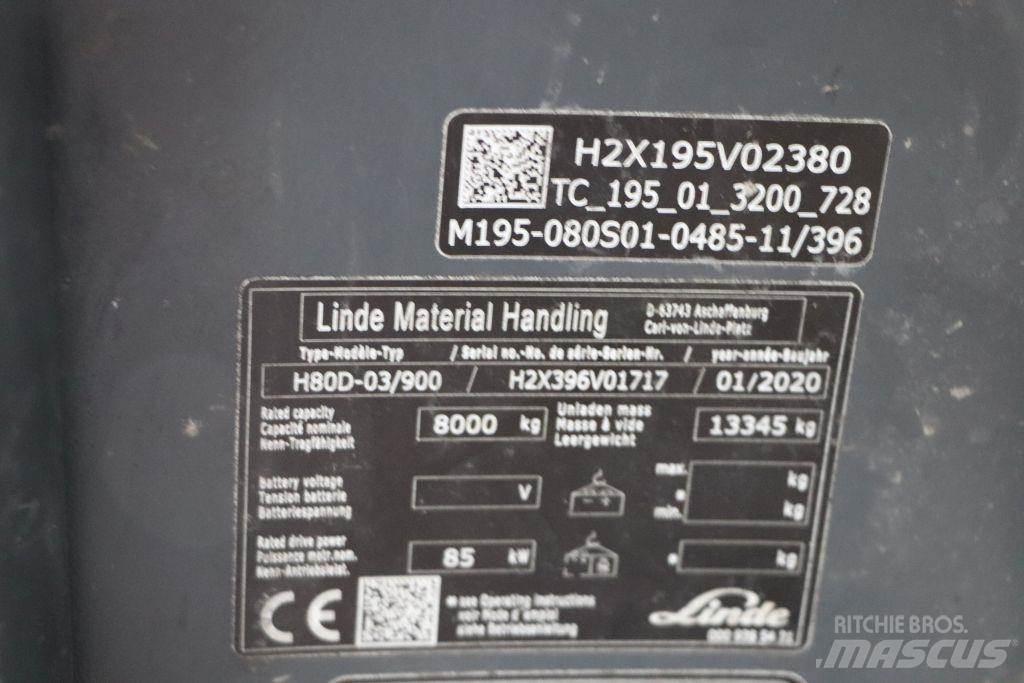 Linde H80D-03/900 Carretillas diesel