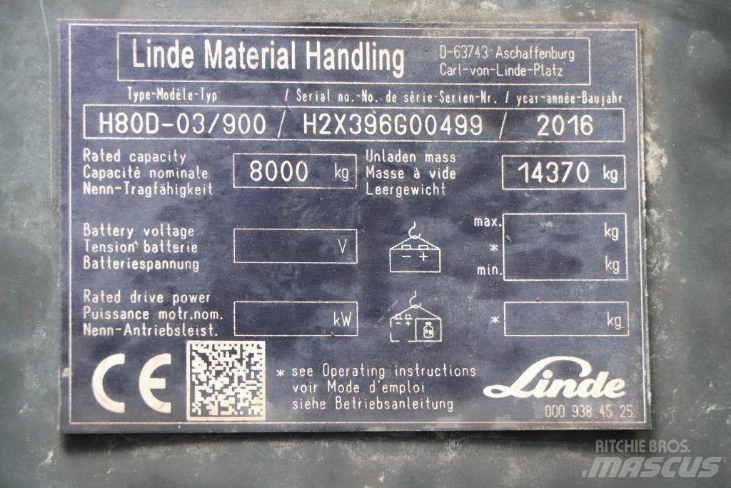Linde H80D-03/900 Carretillas diesel