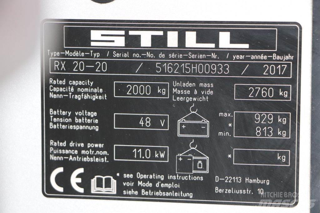 Still RX20-20 Carretillas de horquilla eléctrica