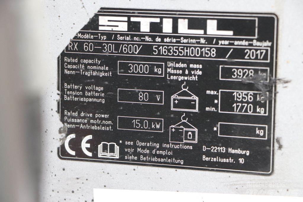Still RX60-30L/600 Carretillas de horquilla eléctrica