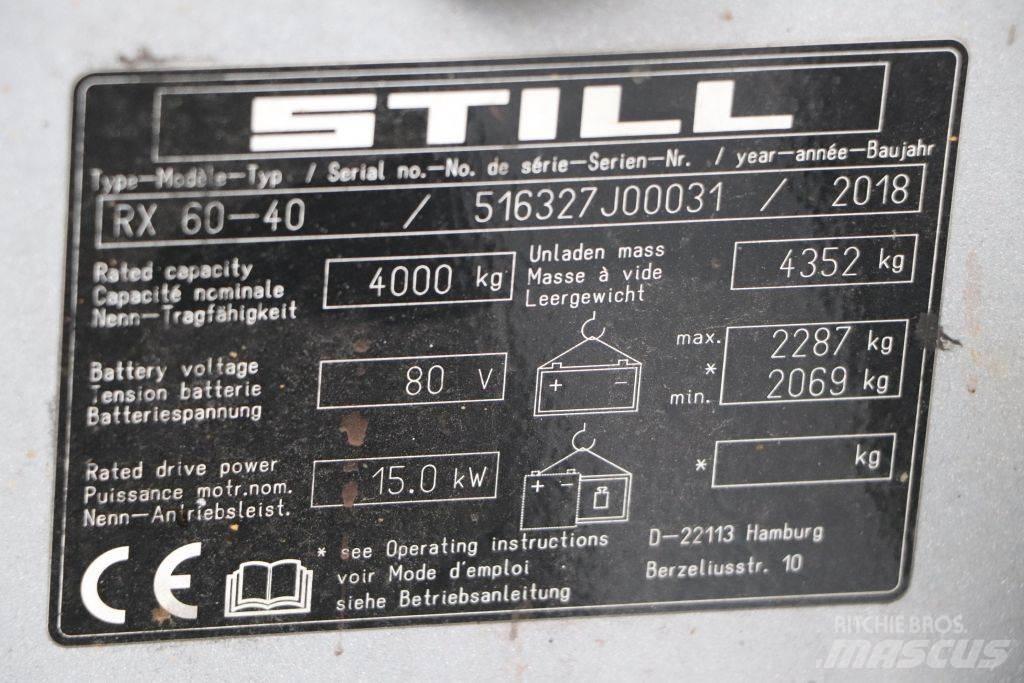Still RX60-40 Carretillas de horquilla eléctrica