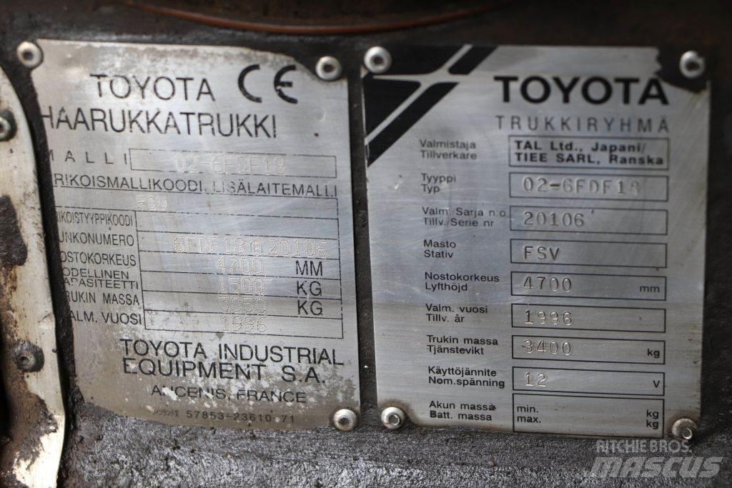 Toyota 02-6FDF18 Carretillas diesel