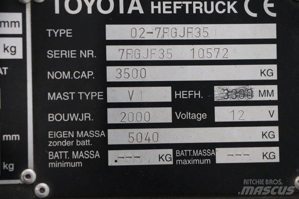 Toyota 02-7FGJF35 Carretillas LPG